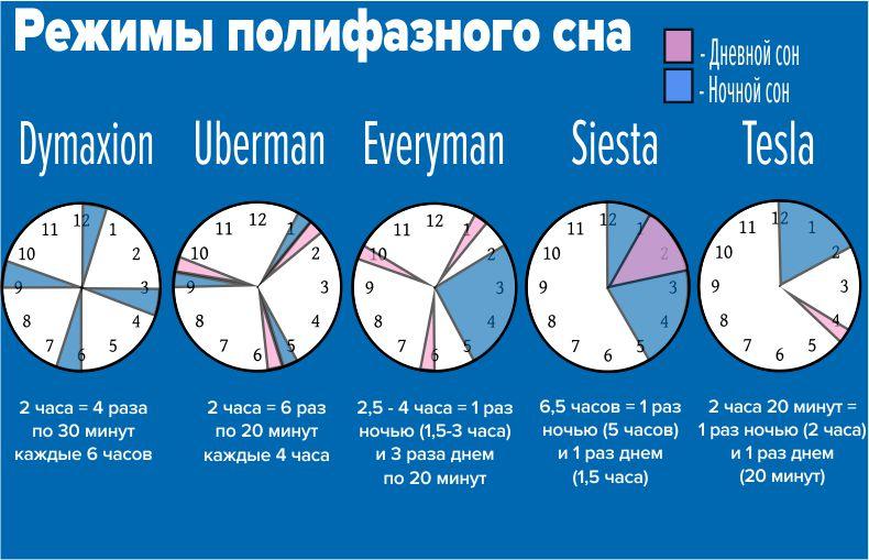 Режимы полифазного сна